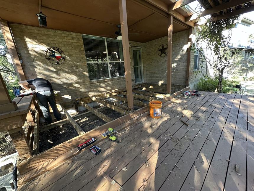 17-year-old wood deck restoration Austin TX — photo 6