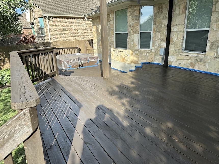 Cedar Park TX wood deck restoration — photo 11