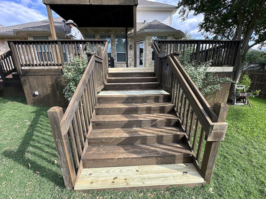 Cedar Park TX wood deck restoration — photo 10