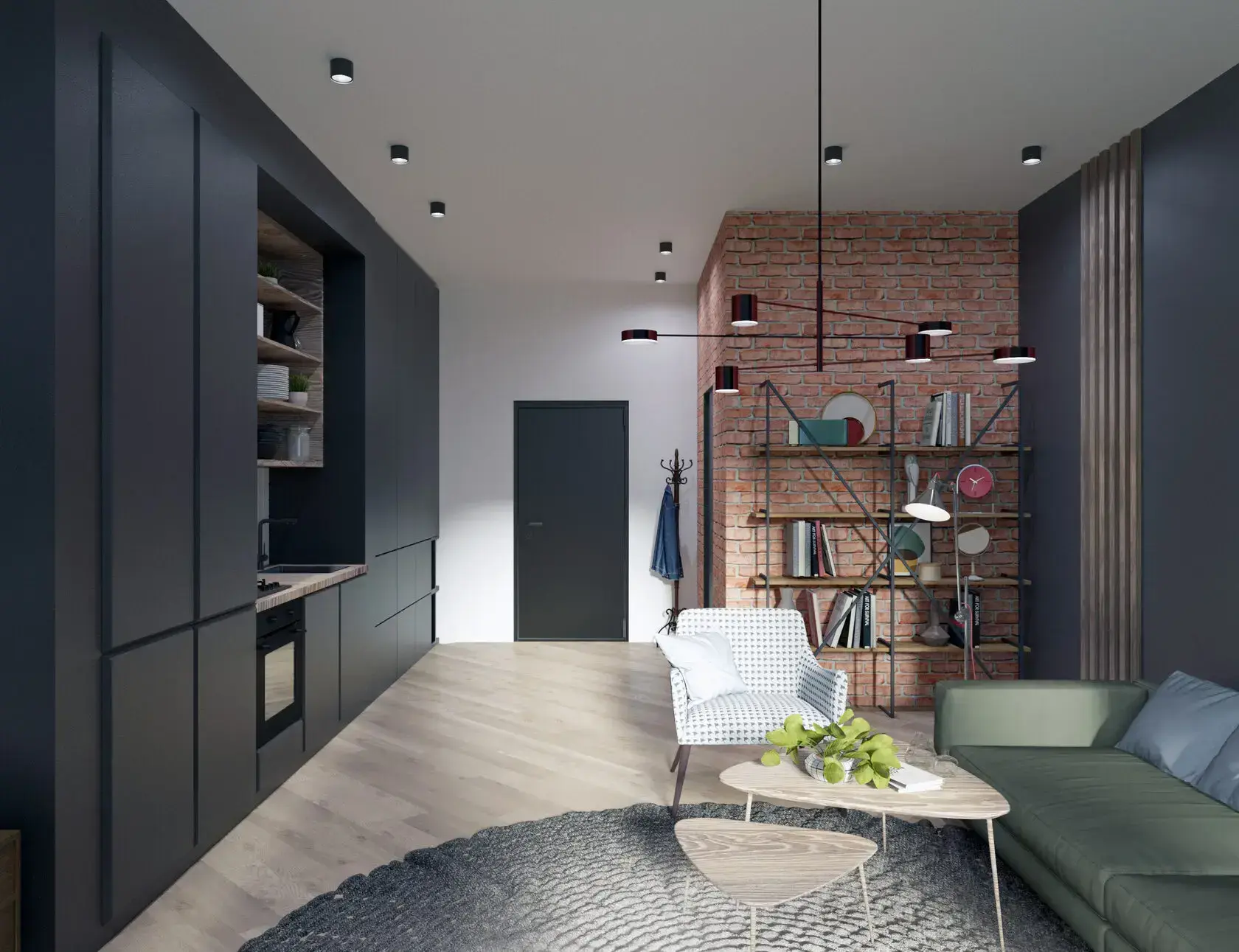Пространство у Стамбульского — интерьер Loft, фото 3