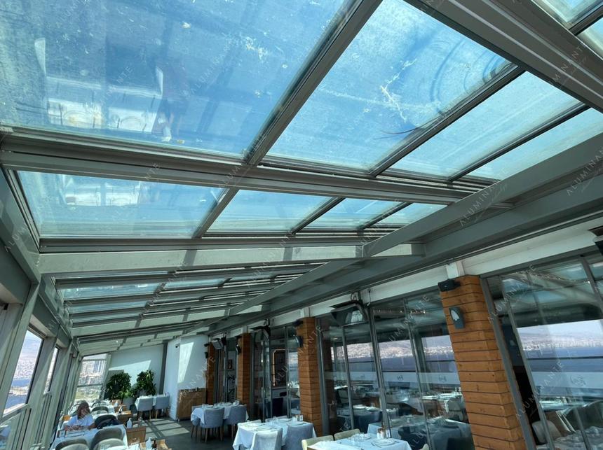 Restaurant with a sea view under a SKYTECH automatic glass roof, 15&nbsp;×&nbsp;5 m, photo 6