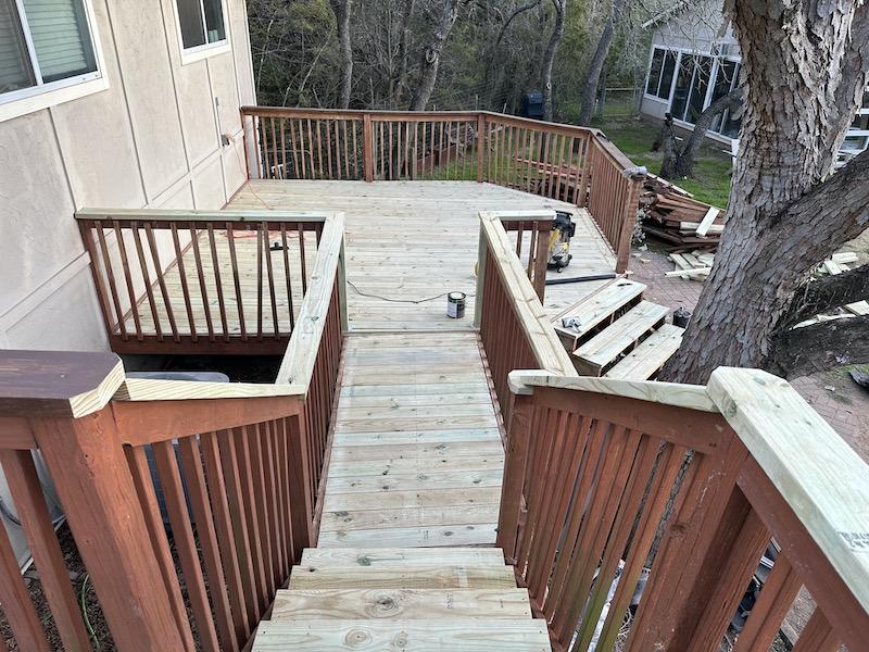 Two Wooden Decks and Bridge — Austin, TX
