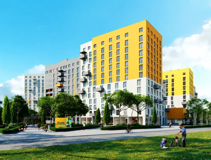 ЖК Riel City — фасад дома комфорт-класса