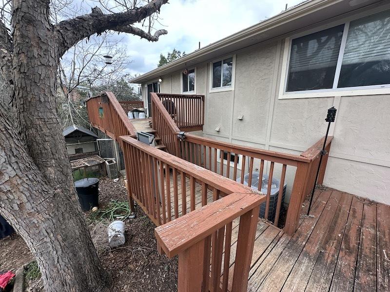 Two wooden decks and bridge restoration Austin TX — photo 2